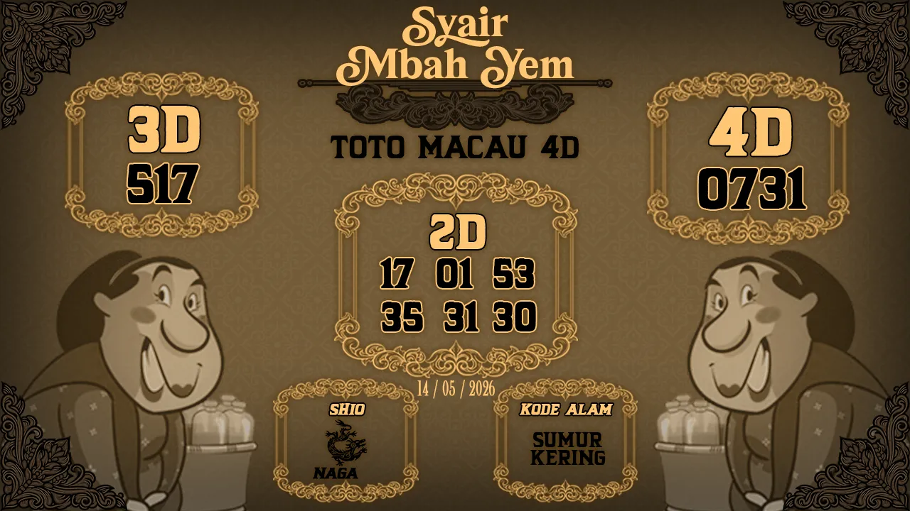 Syair Macau 4D Mbah Yem 14 05 2026