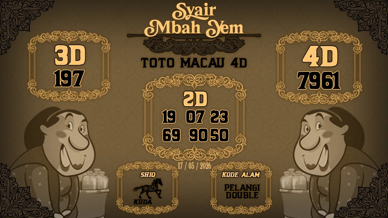 Syair Macau 4D Mbah Yem 17 05 2026