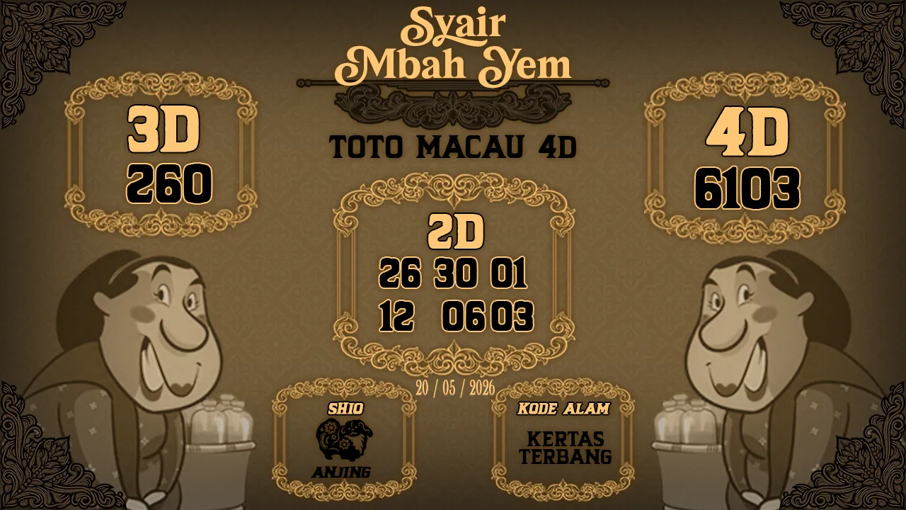Syair Macau 4D Mbah Yem 20 05 2026