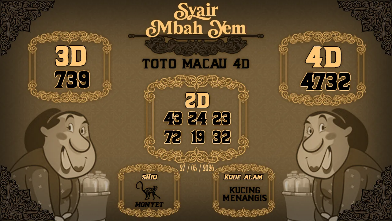 Syair Macau 4D Mbah Yem 27 05 2026
