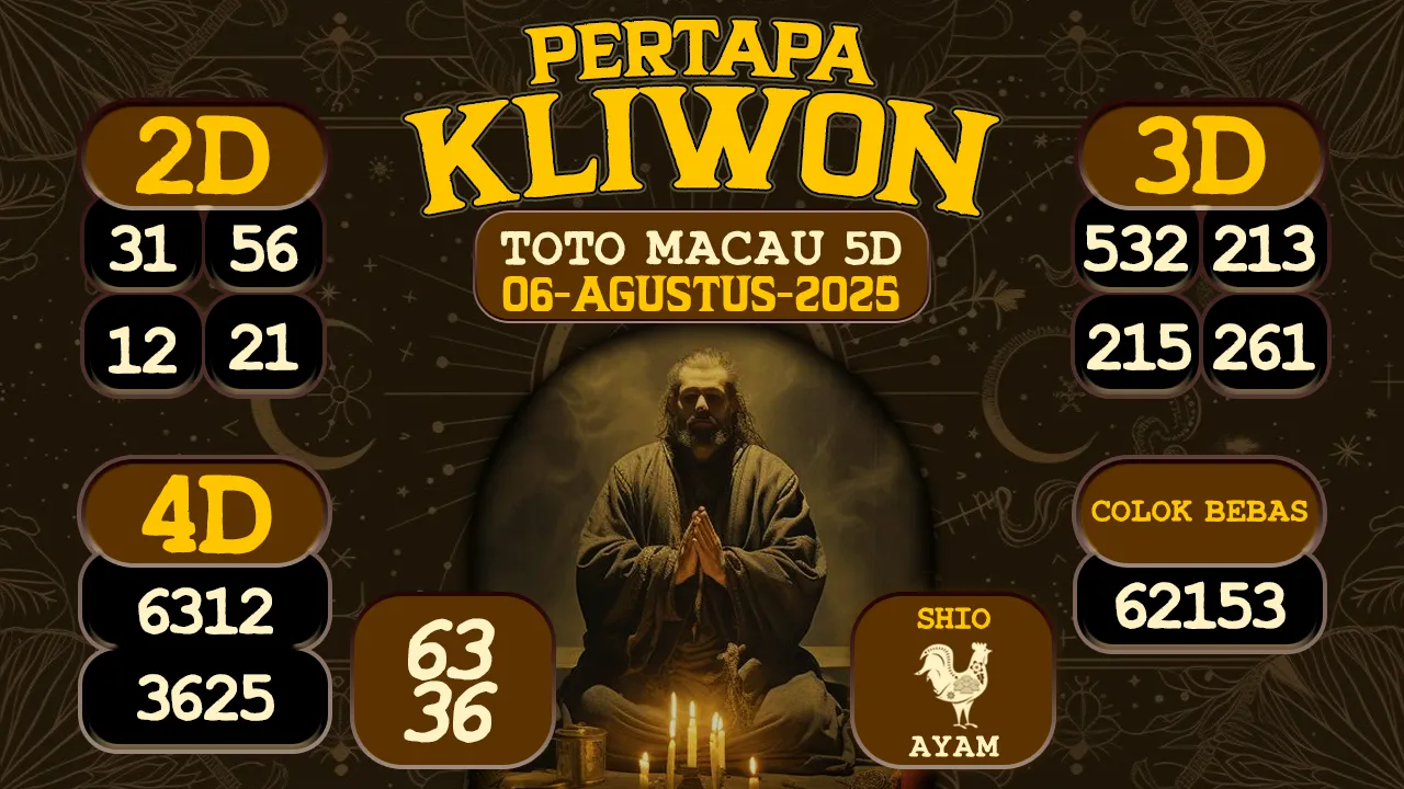 syair Pertapa Kliwon Toto Macau 5D 06 08 2025