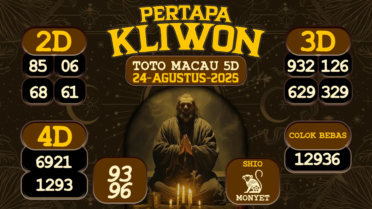 syair Pertapa Kliwon Toto Macau 5D 24 08 2025