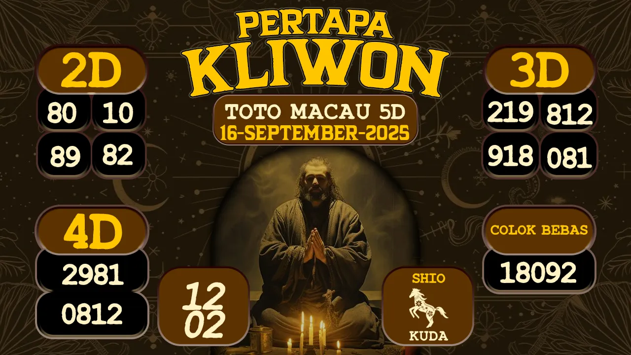 syair Pertapa Kliwon Toto Macau 5D 16 09 2025