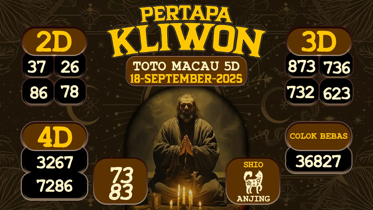 syair Pertapa Kliwon Toto Macau 5D 18 09 2025