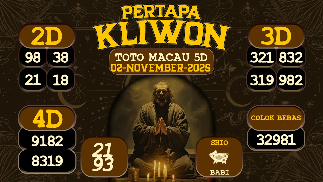 syair Pertapa Kliwon Toto Macau 5D 02 11 2025