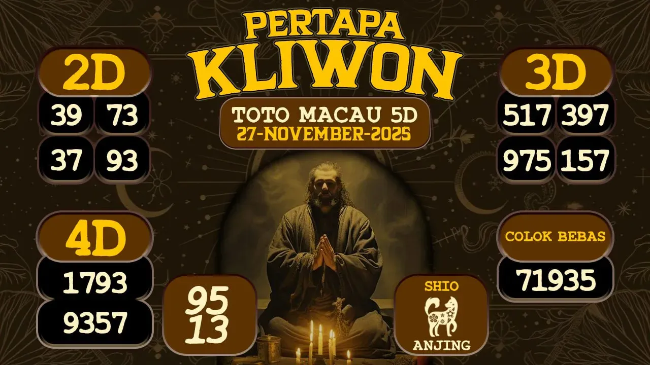 syair Pertapa Kliwon Toto Macau 5D 27 11 2025