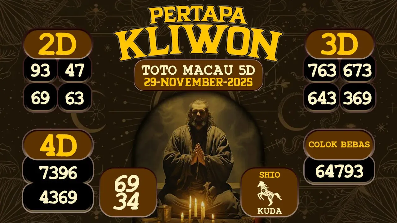 syair Pertapa Kliwon Toto Macau 5D 29 11 2025