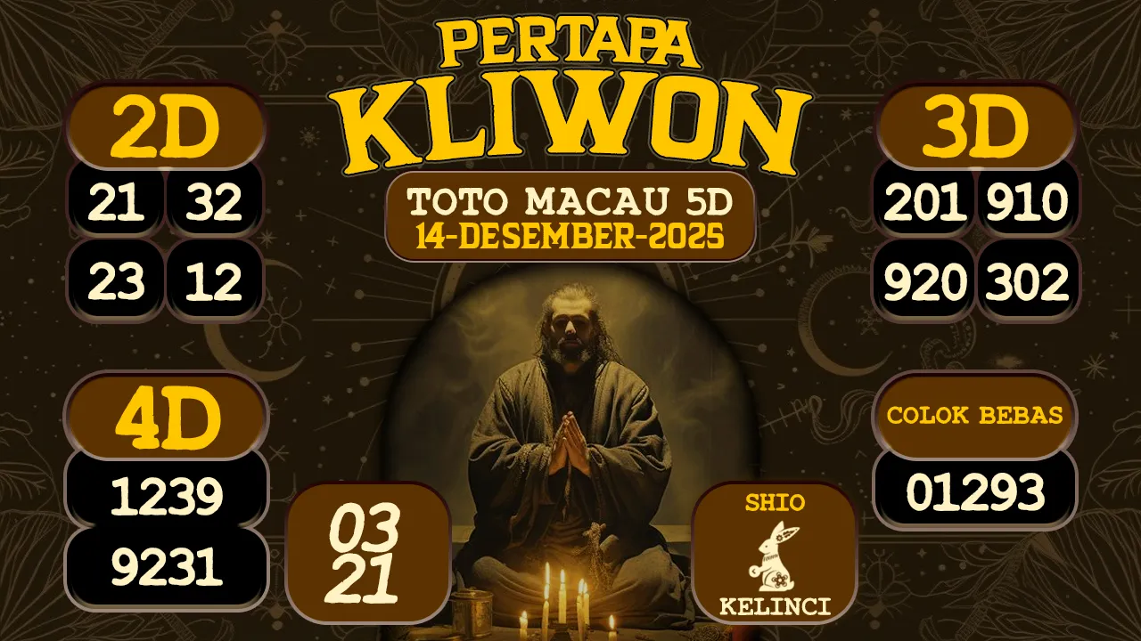syair Pertapa Kliwon Toto Macau 5D 14 12 2025