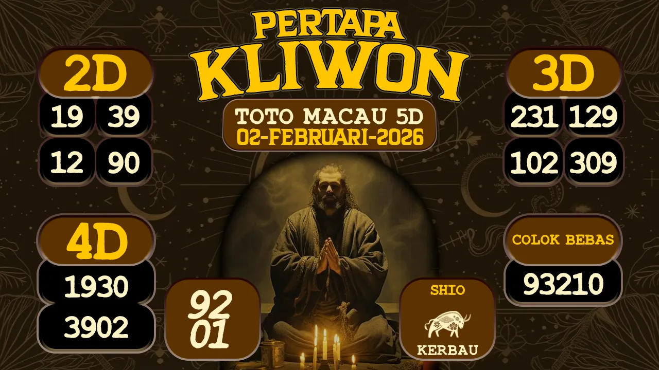 syair Pertapa Kliwon Toto Macau 5D 02 02 2026