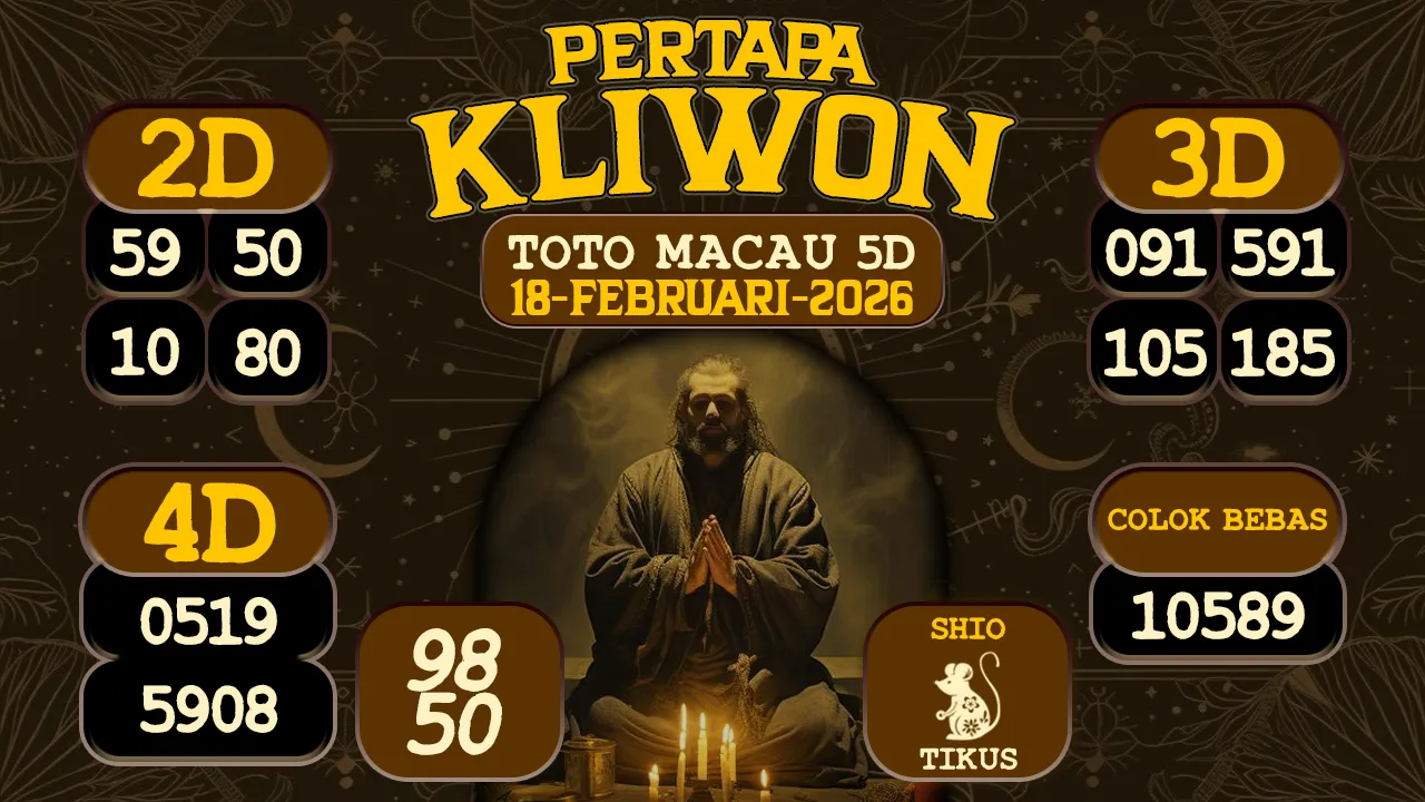 syair Pertapa Kliwon Toto Macau 5D 18 02 2026