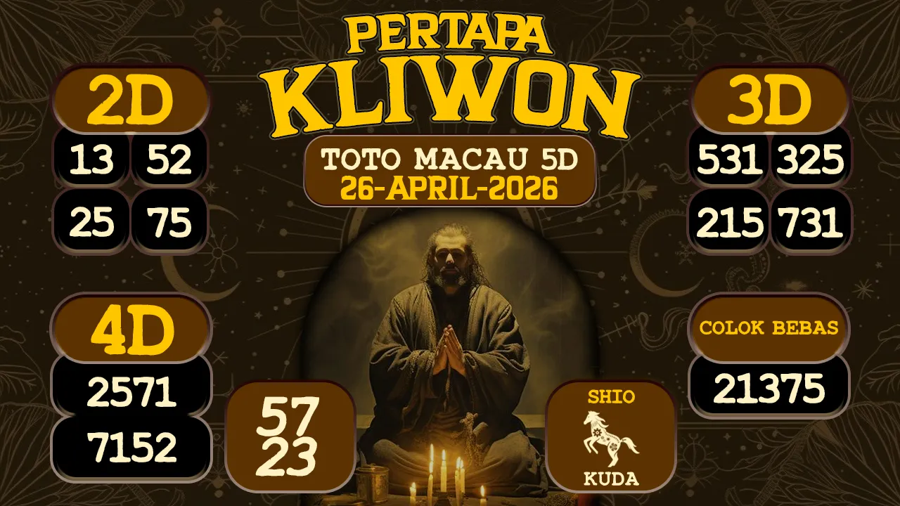 syair Pertapa Kliwon Toto Macau 5D 26 04 2026