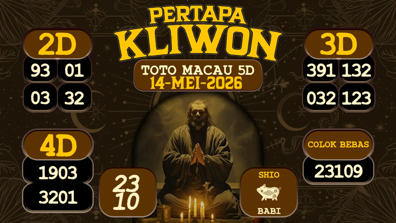 syair Pertapa Kliwon Toto Macau 5D 14 05 2026