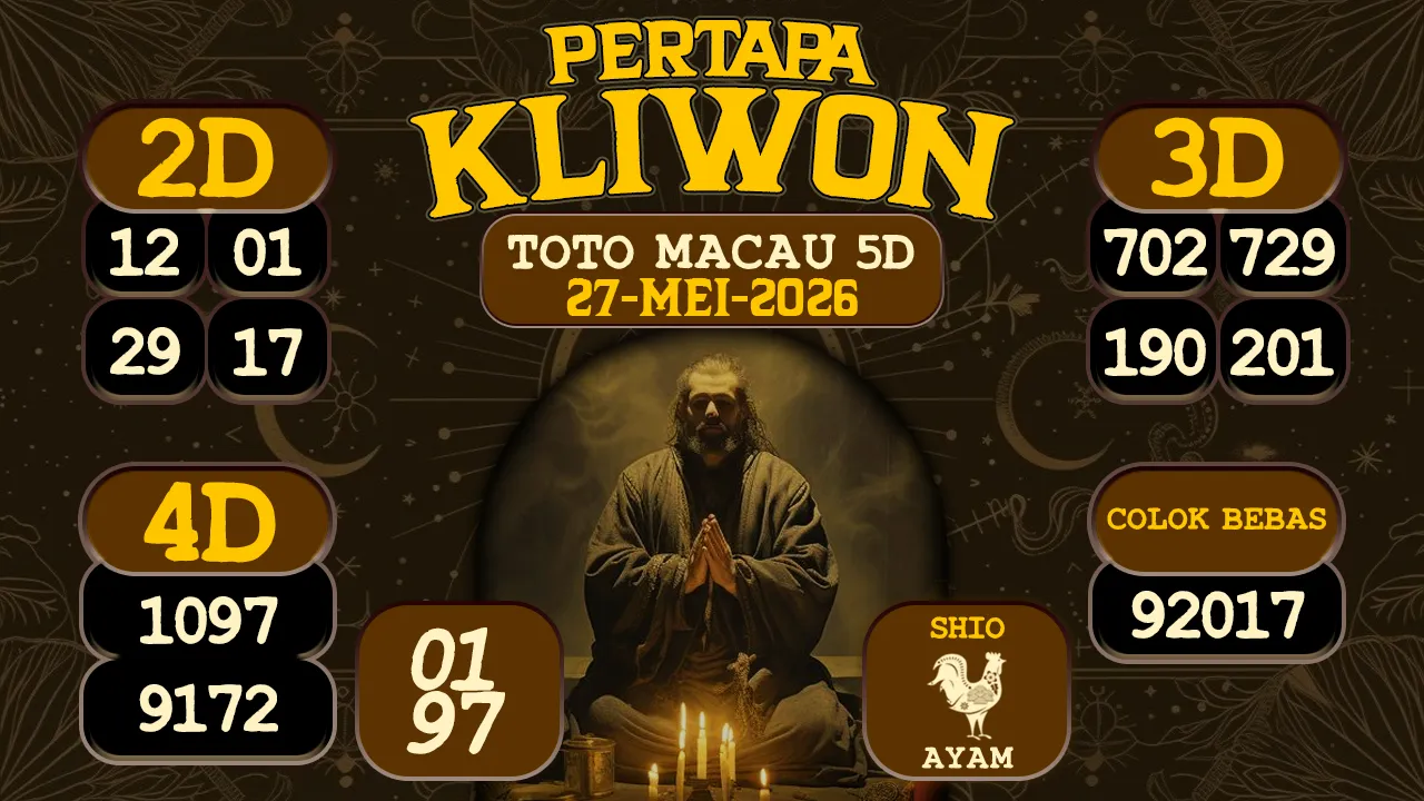syair Pertapa Kliwon Toto Macau 5D 27 05 2026
