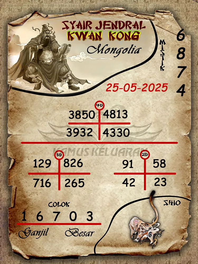 syair jendral kwan kong mongolia 25 05 2025