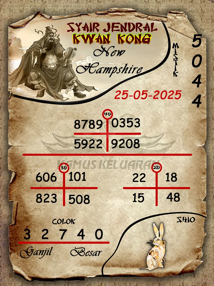 syair jendral kwan kong new hampshire 25 05 2025