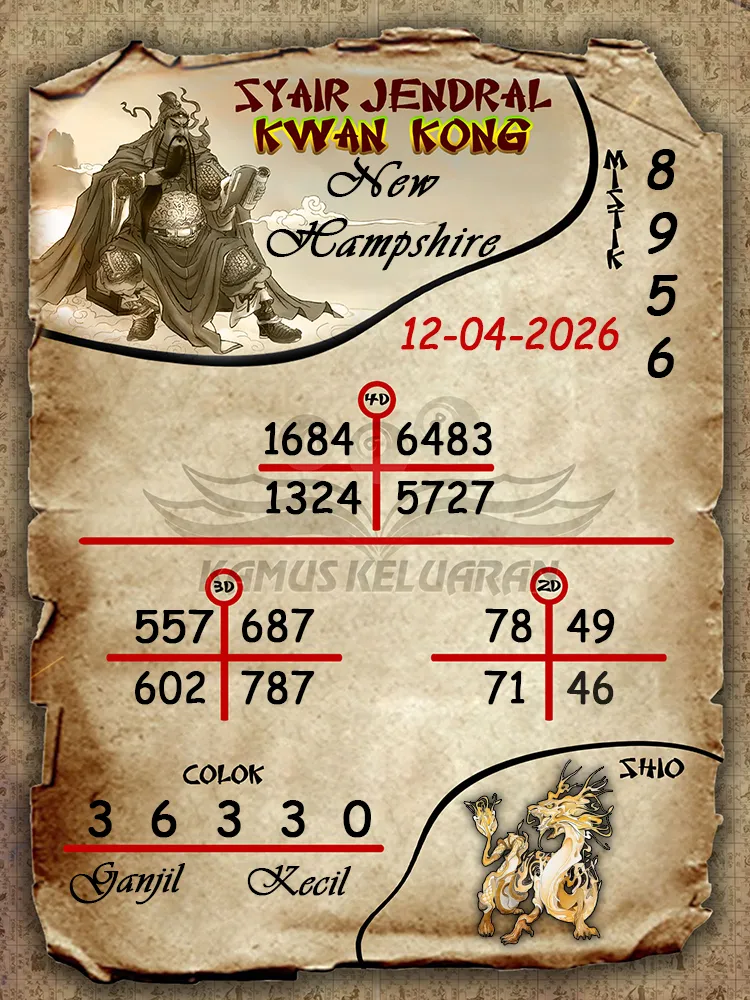 Syair Jendral Kwan Kong New Hampshire 12 04 2026