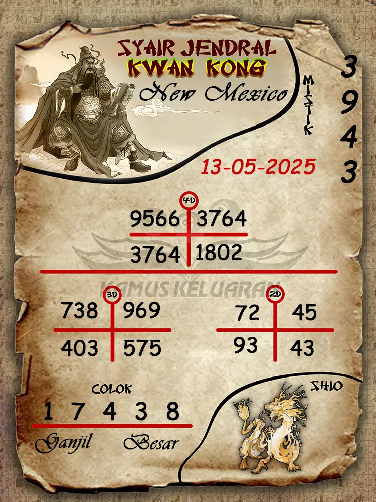 syair jendral kwan kong new mexico 13 06 2025