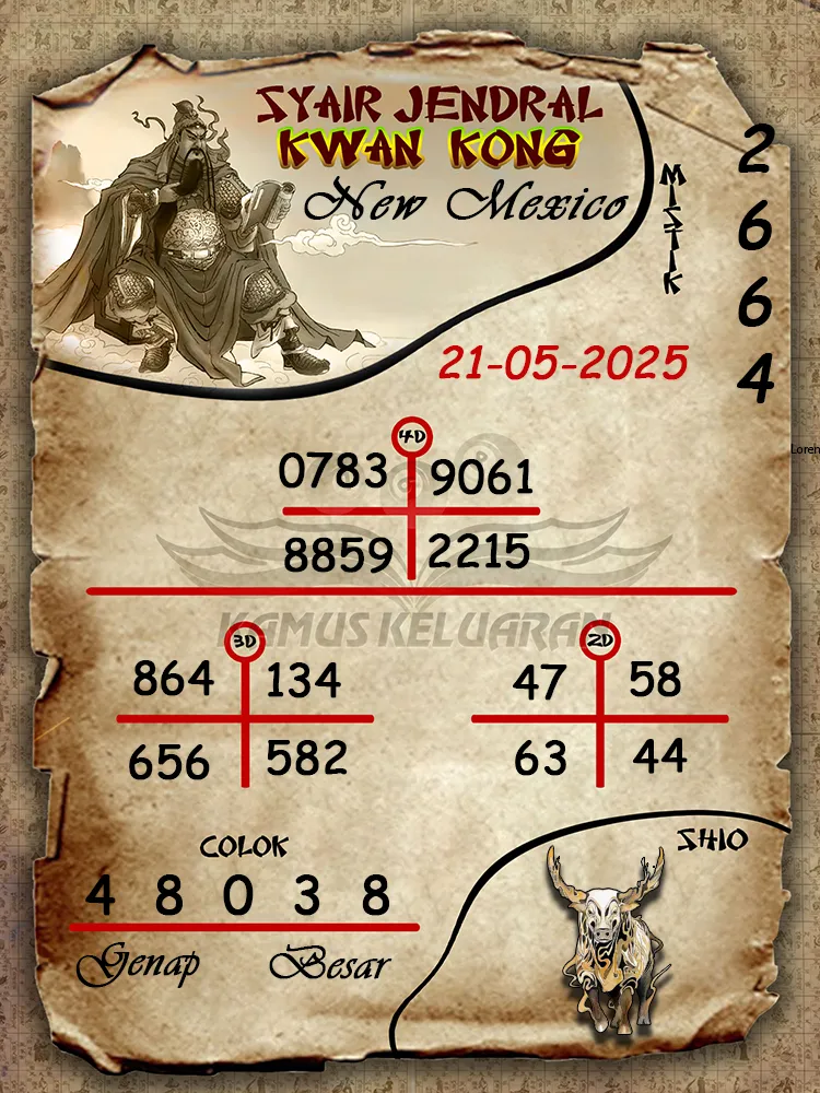 syair jendral kwan kong new mexico 21 05 2025