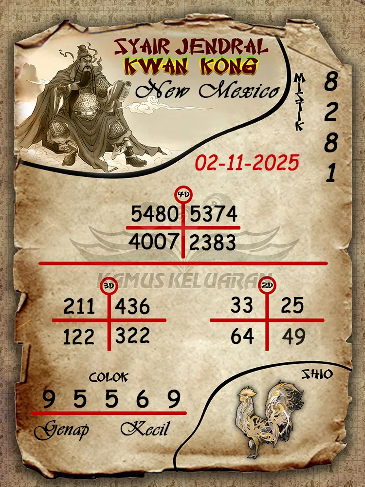 Syair Jendral Kwan Kong New Mexico 02 11 2025