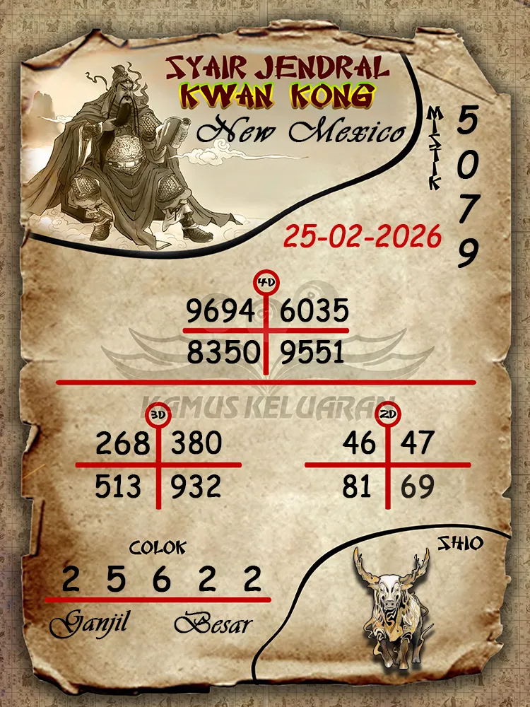Syair Jendral Kwan Kong New Mexico 25 02 2026