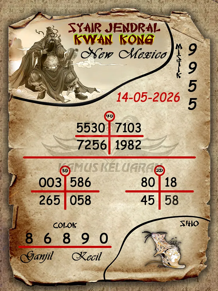 Syair Jendral Kwan Kong New Mexico 14 05 2026