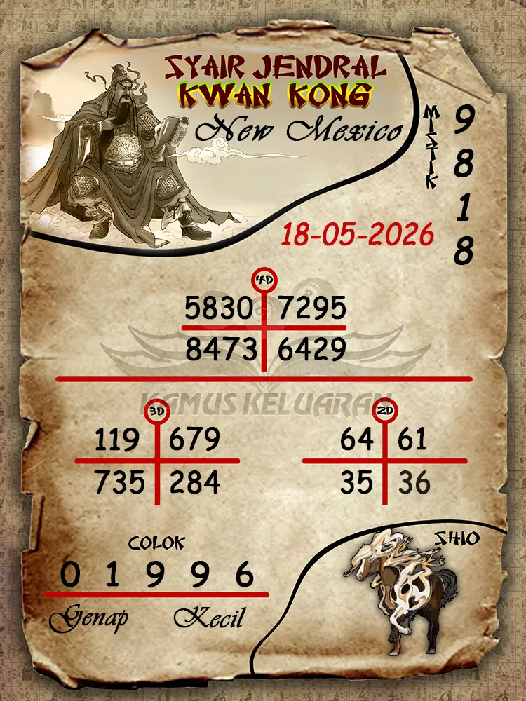 Syair Jendral Kwan Kong New Mexico 18 05 2026