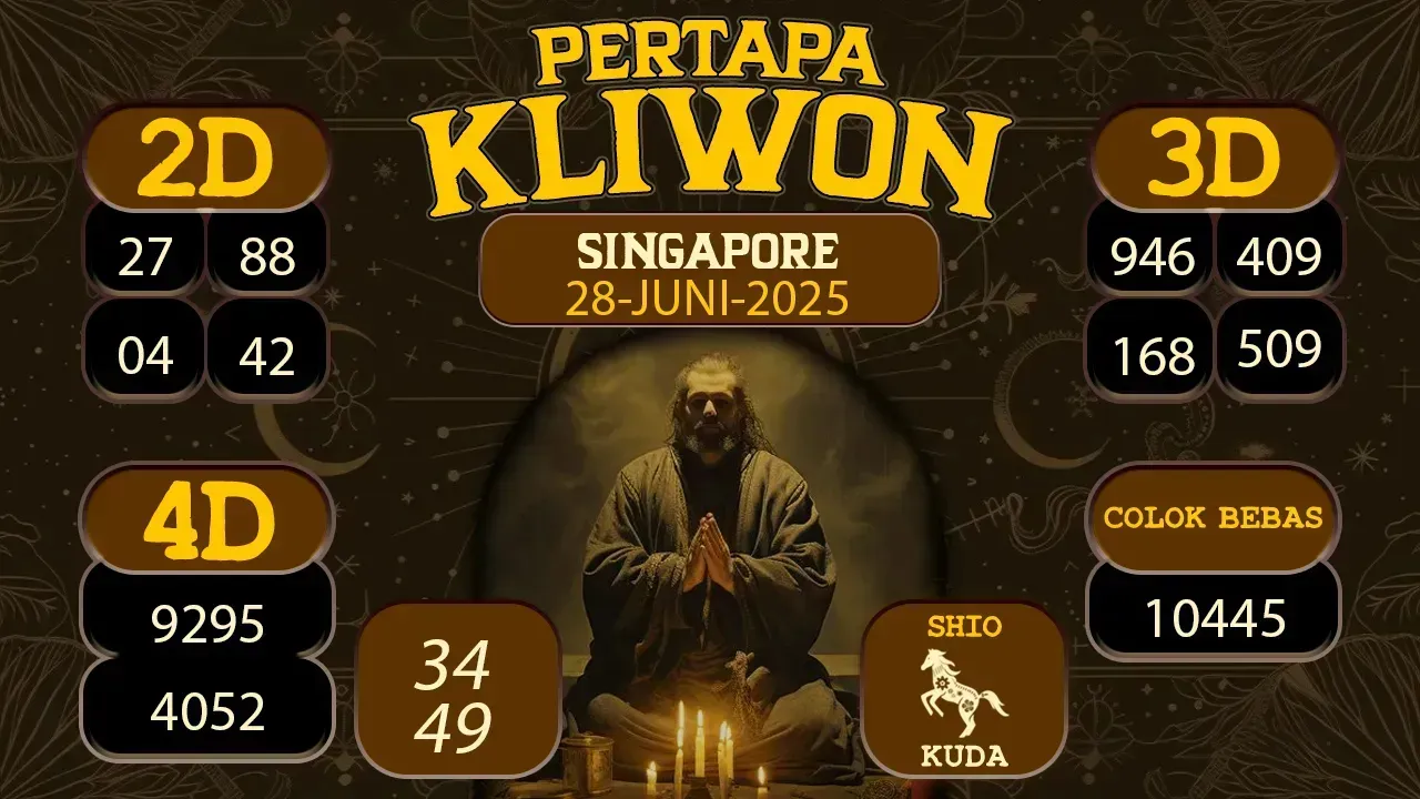 syair pertapa kliwon singapore 28 06 2025