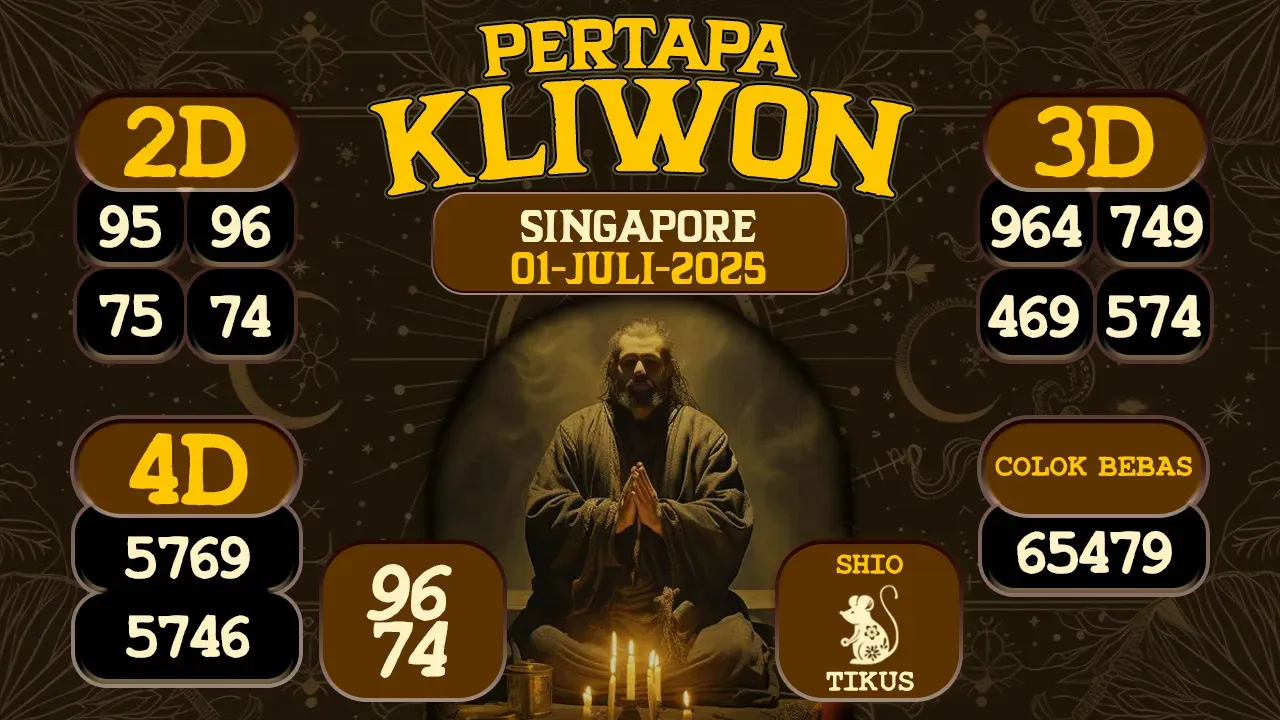 syair pertapa kliwon singapore 01 07 2025