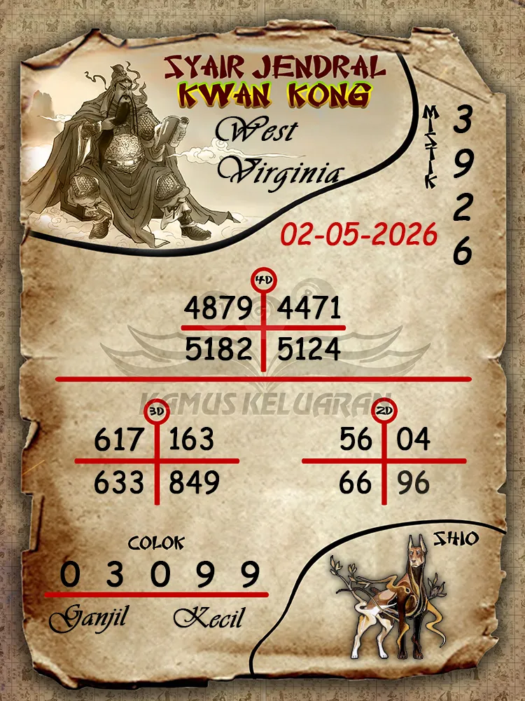 Syair Jendral Kwan Kong West Virginia 02 05 2026